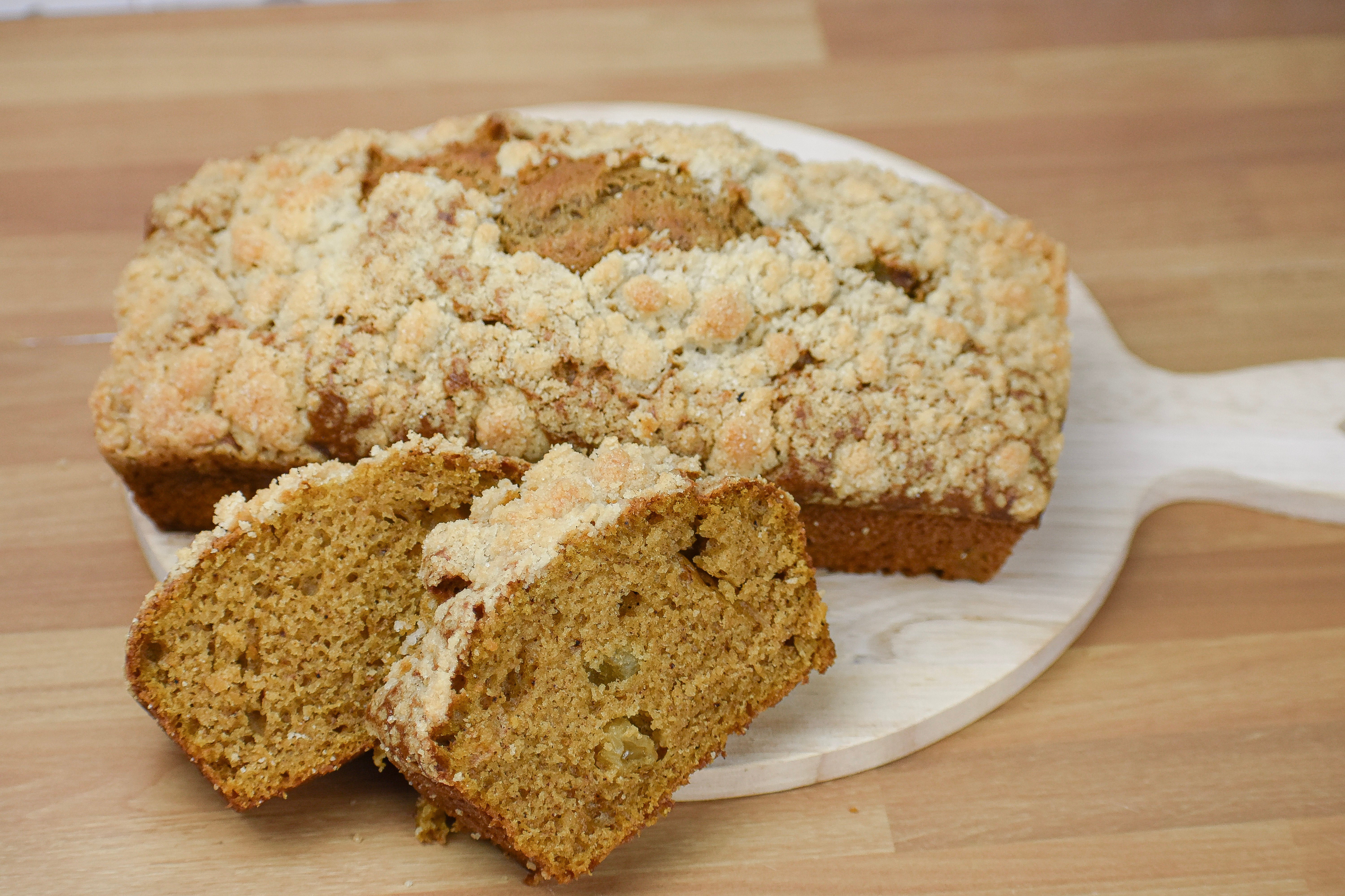 Pumpkin Loaf with Limoncello Raisins