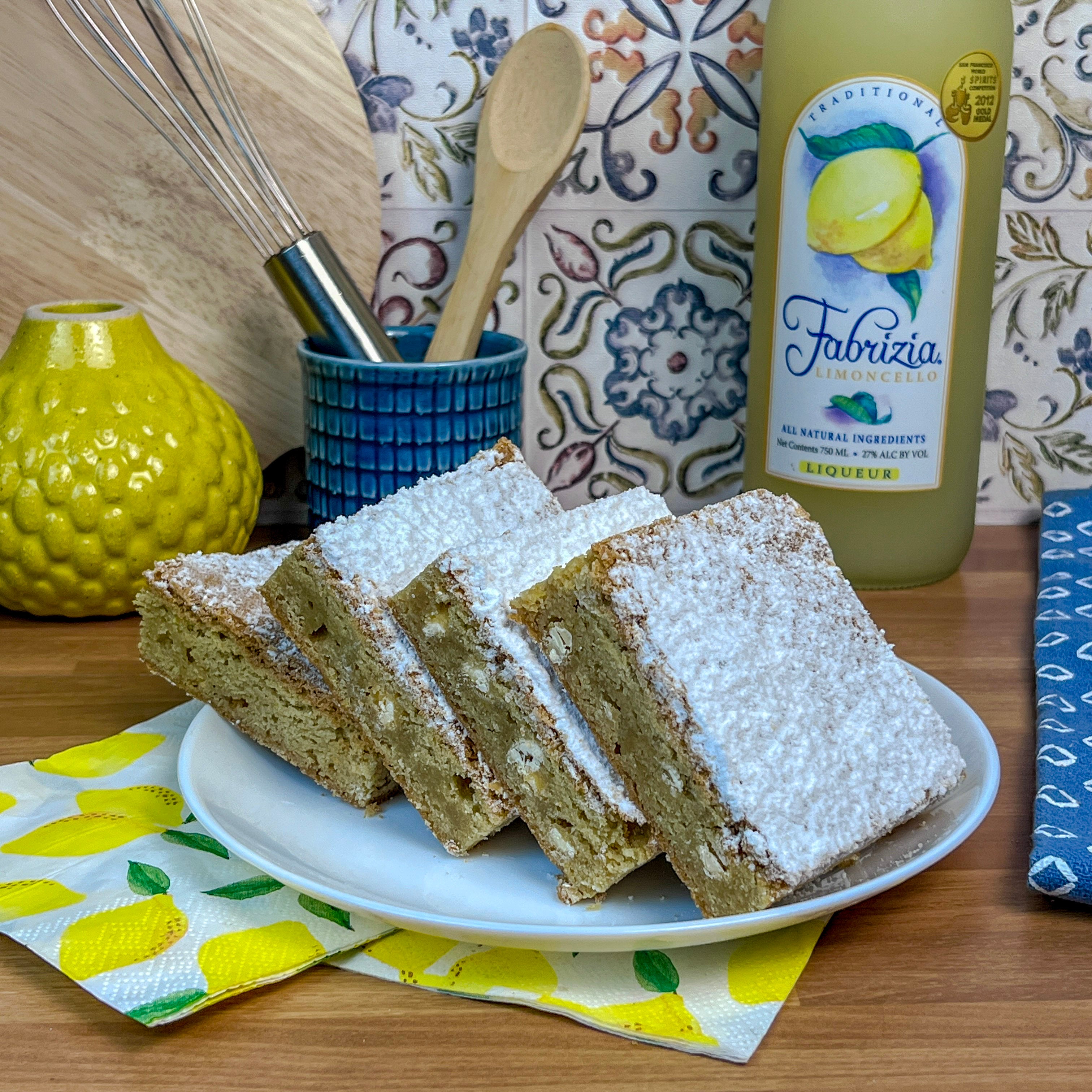 Limoncello Blondies