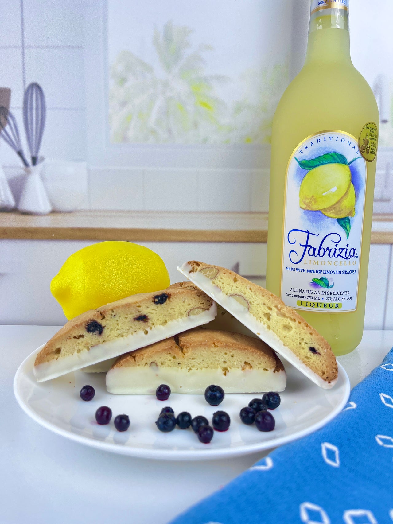 Blueberry Limoncello Biscotti (July item of the Month)