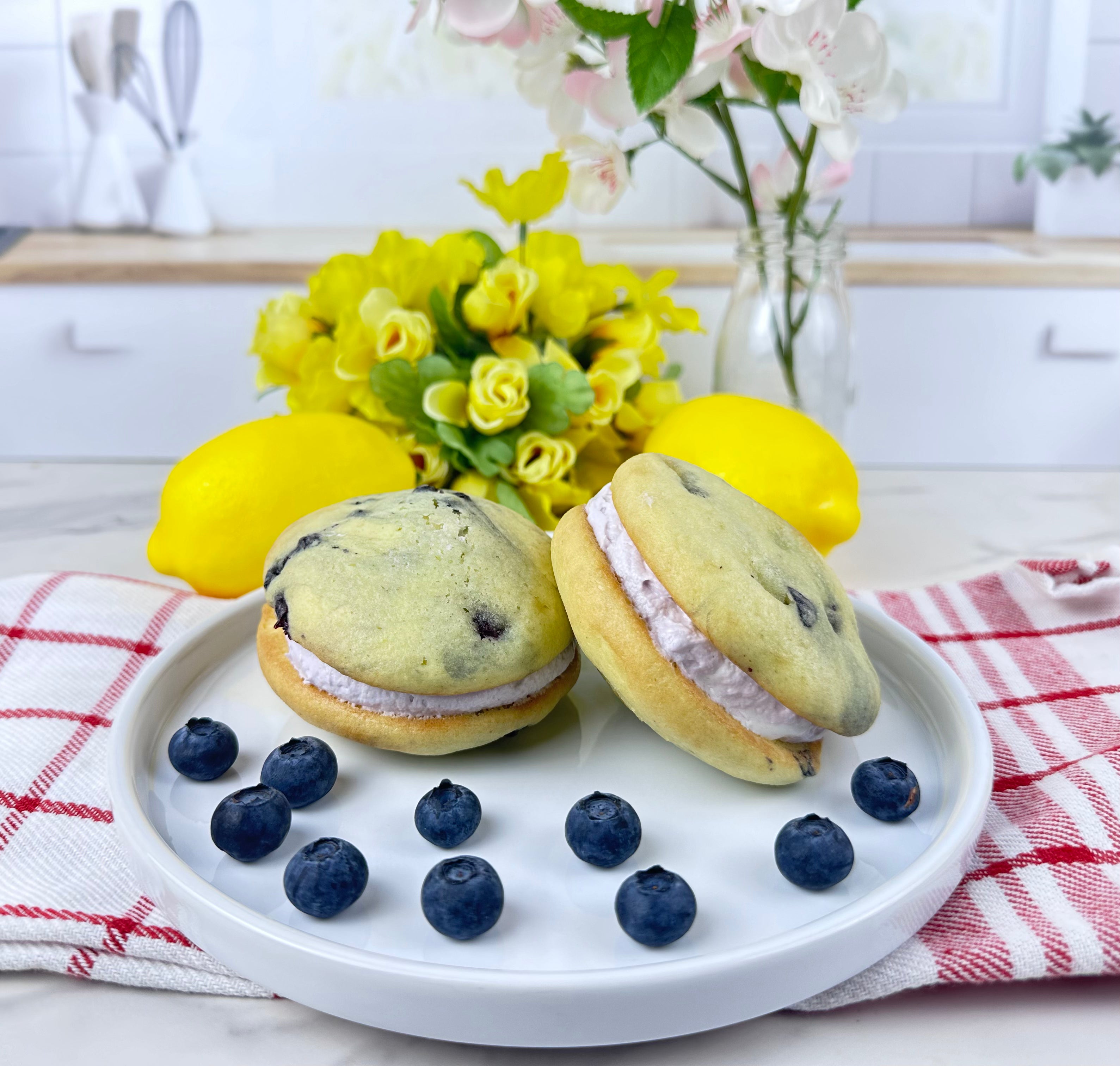 Blueberry Limoncello Whoopie Pies