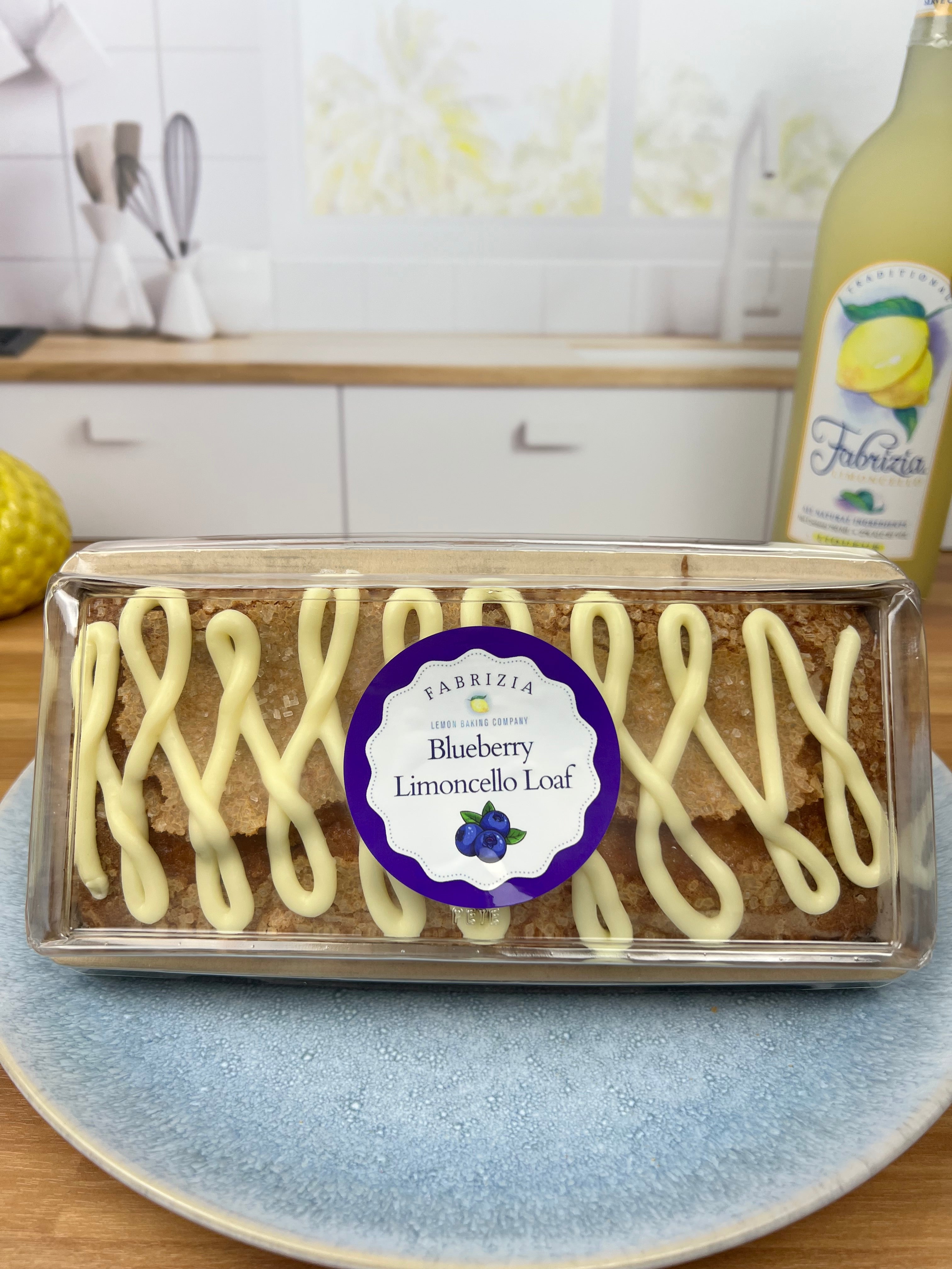 Limoncello Blueberry Glazed Loaf
