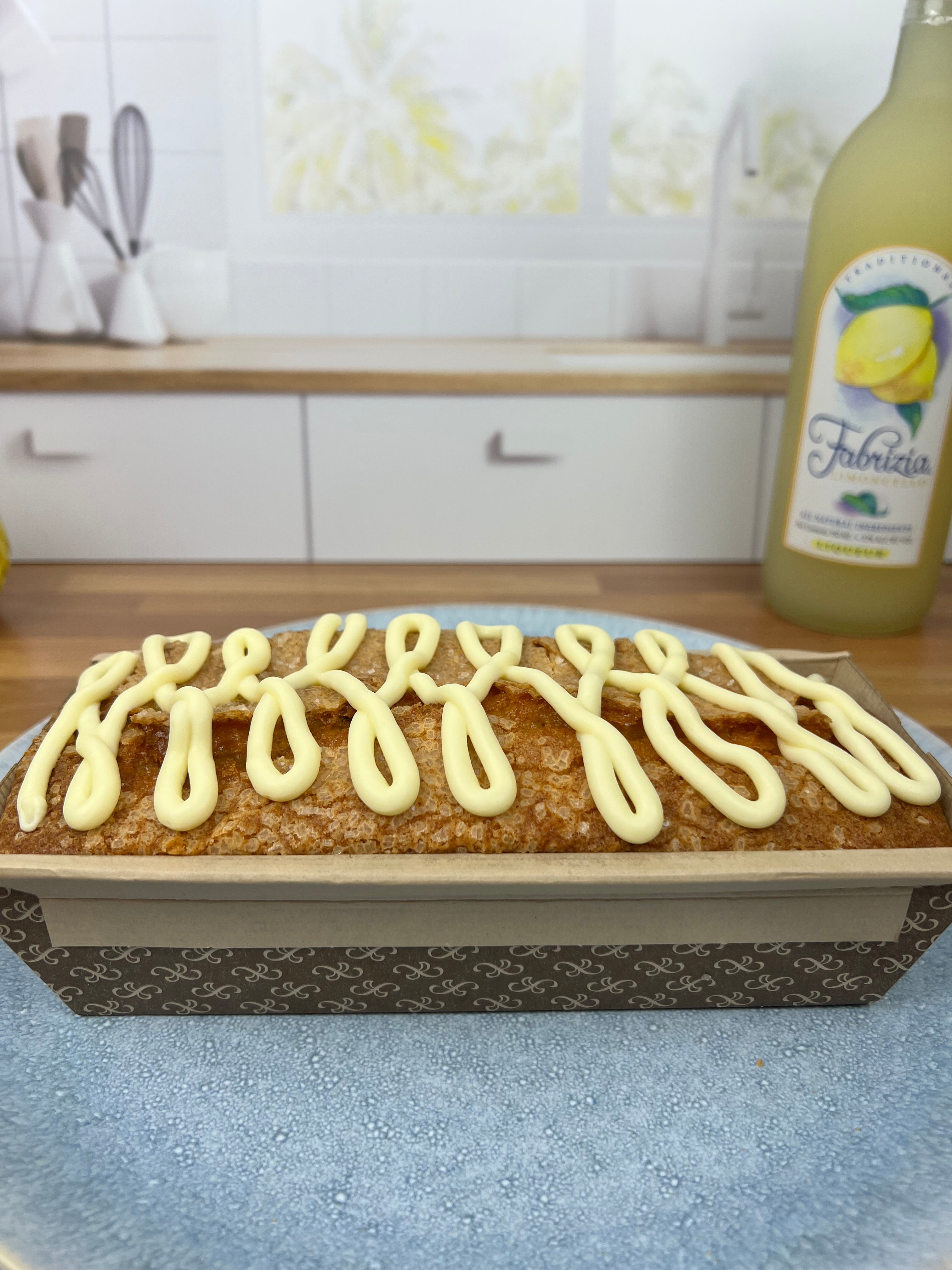 Limoncello Blueberry Glazed Loaf