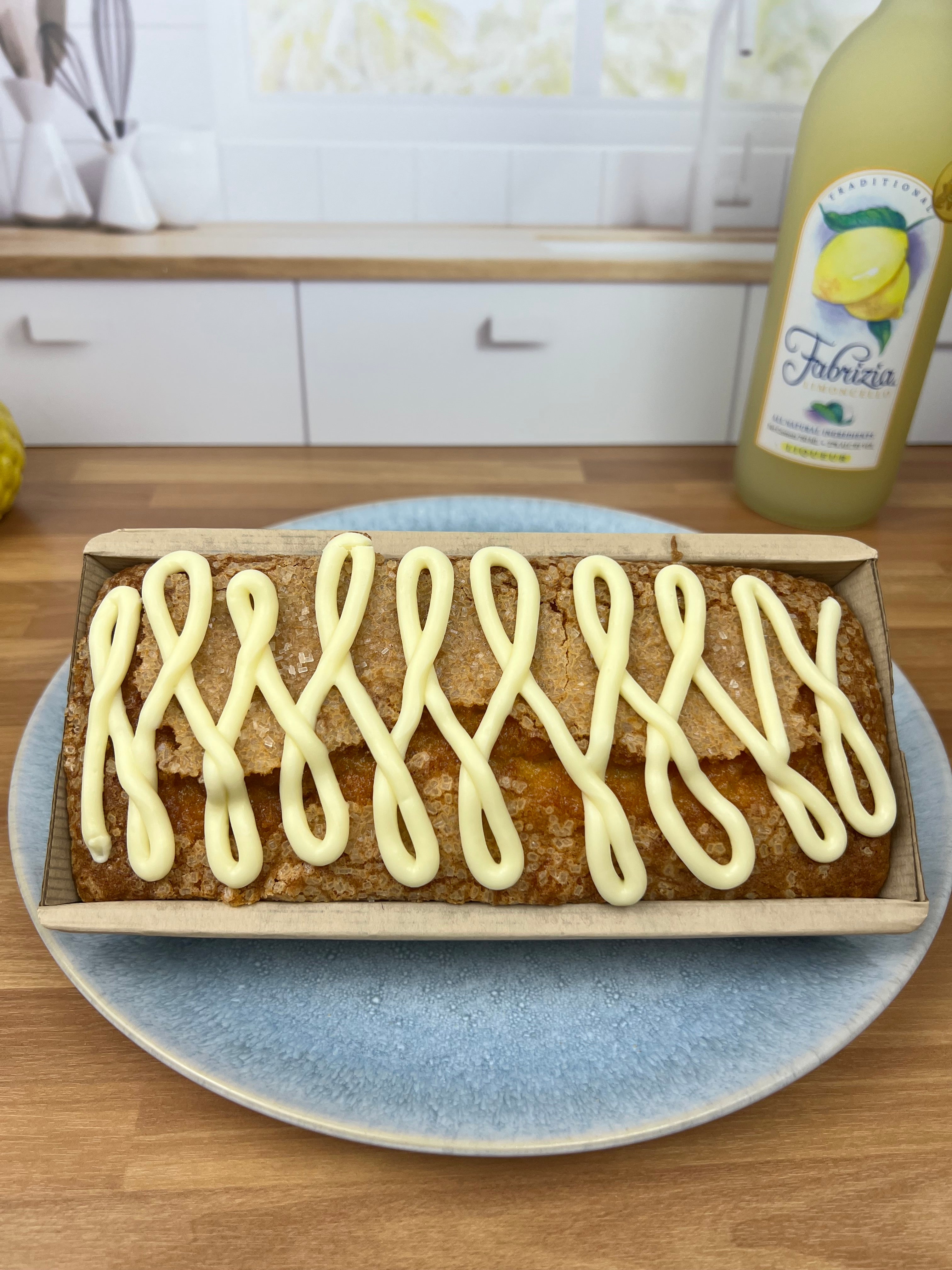 Limoncello Blueberry Glazed Loaf