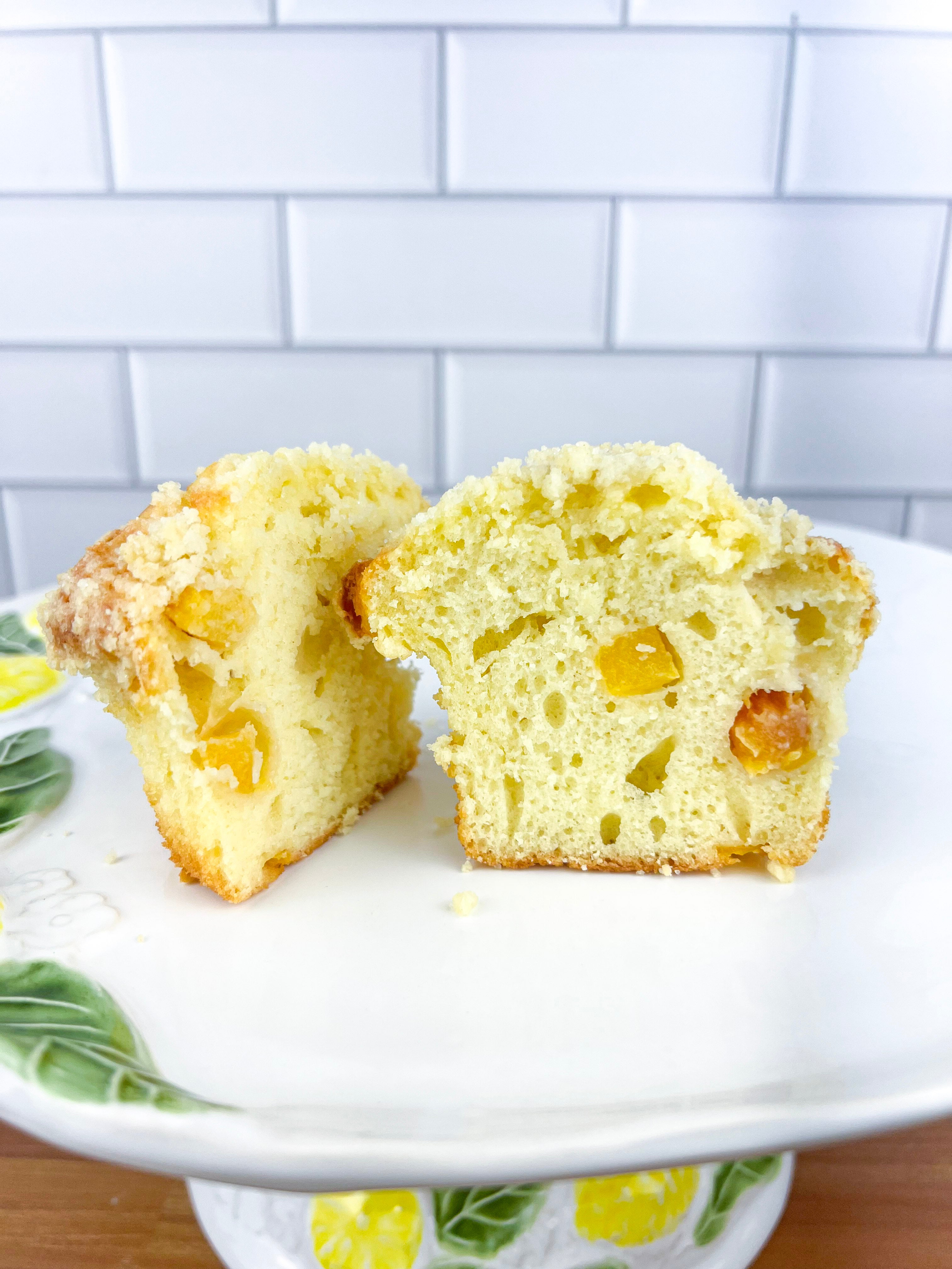 Lemon Peach Muffins
