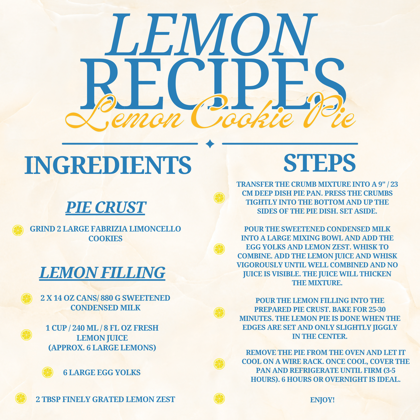 Limoncello Cookies