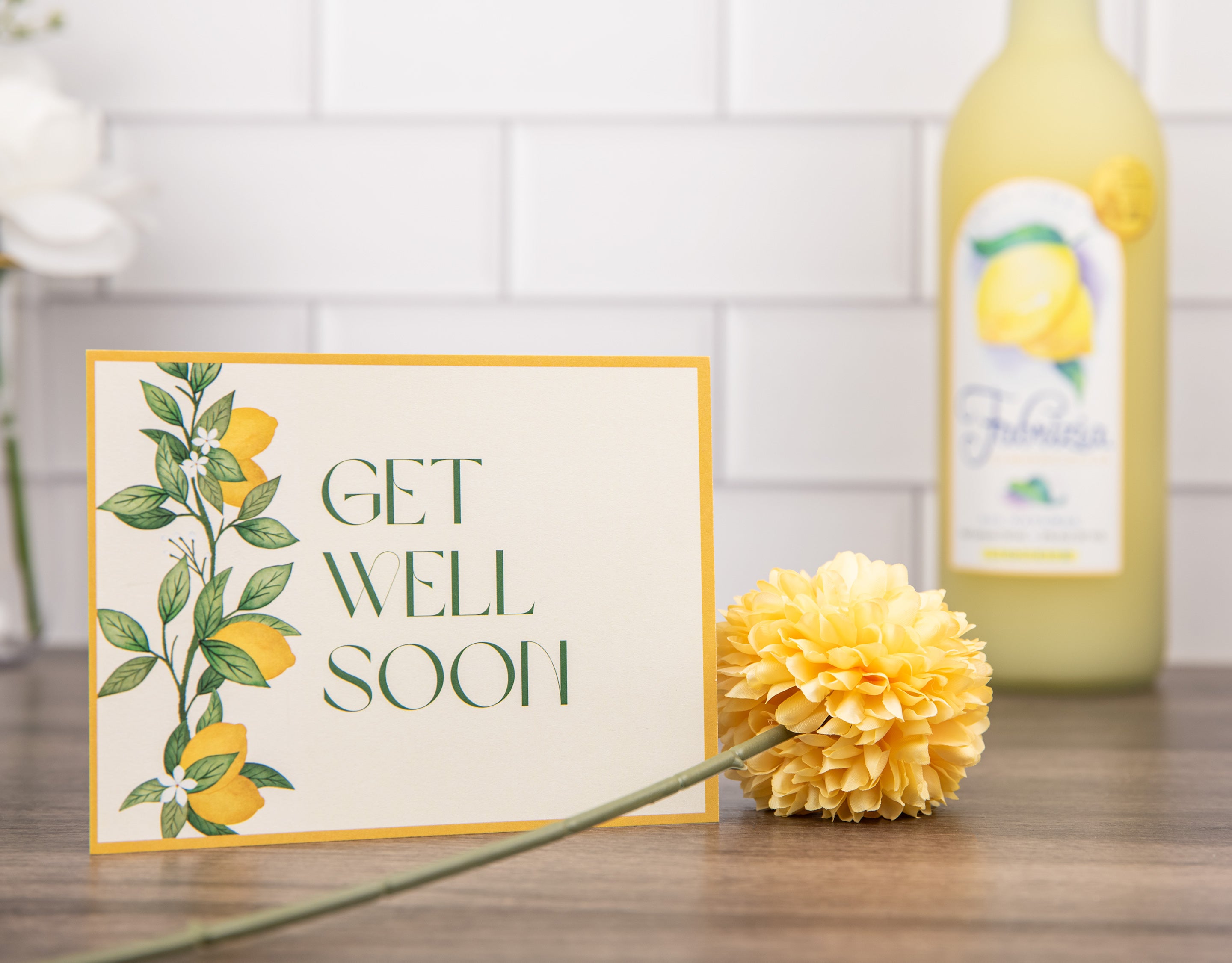 Fabrizia Limoncello Get Well Box Comes With A Custom Get Well Soon Card