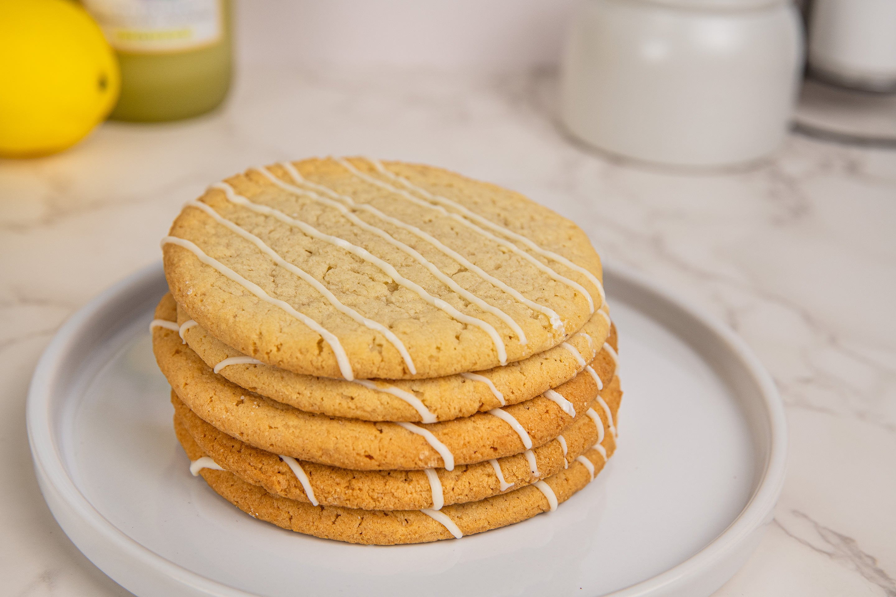 White Chocolate Limoncello Cookies